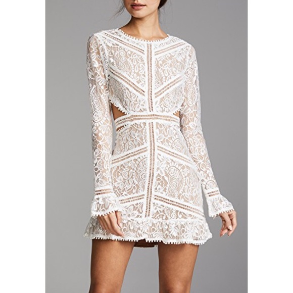 For Love And Lemons Dresses & Skirts - For love and lemons Emerie white lace dress